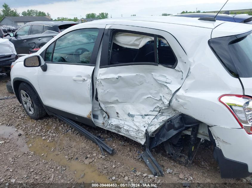 2017 Chevrolet Trax Ls VIN: 3GNCJKSB4HL277969 Lot: 39446453