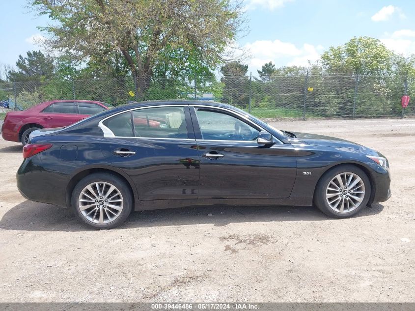 2020 Infiniti Q50 Luxe Awd VIN: JN1EV7AR5LM257197 Lot: 39446486