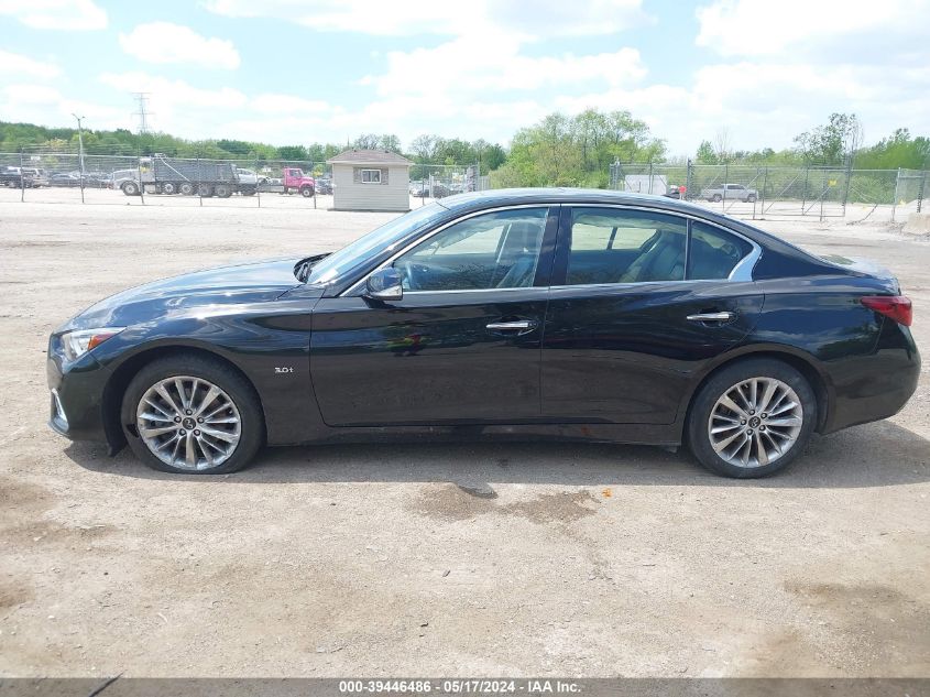 2020 Infiniti Q50 Luxe Awd VIN: JN1EV7AR5LM257197 Lot: 39446486
