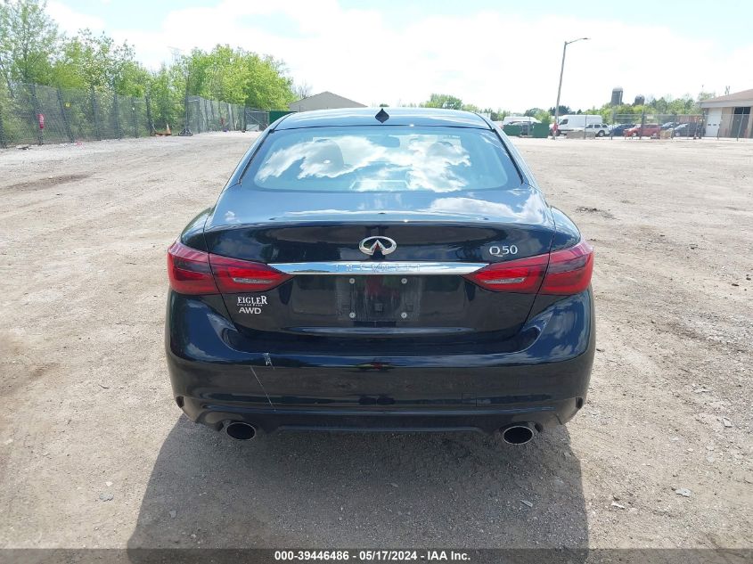 2020 Infiniti Q50 Luxe Awd VIN: JN1EV7AR5LM257197 Lot: 39446486