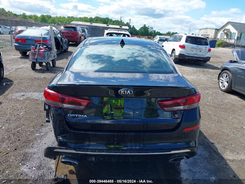 2019 Kia Optima S VIN: 5XXGT4L3XKG302111 Lot: 39446488