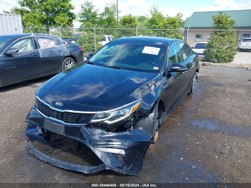 2019 Kia Optima S VIN: 5XXGT4L3XKG302111 Lot: 39446488