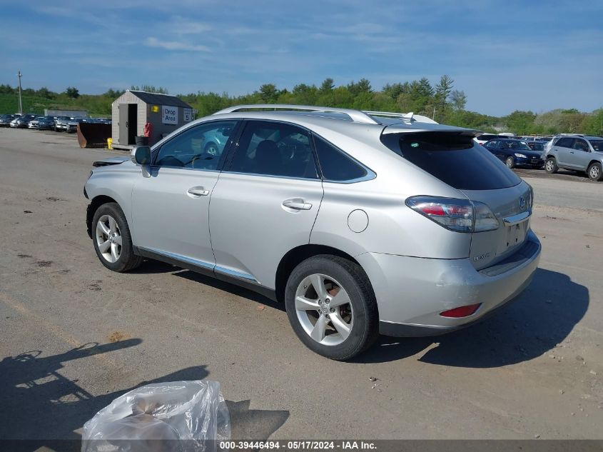 2010 Lexus Rx 350 VIN: 2T2BK1BA8AC042725 Lot: 39446494