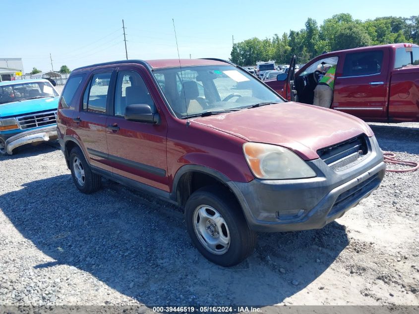 2003 Honda Cr-V Lx VIN: JHLRD684X3C016475 Lot: 39446519