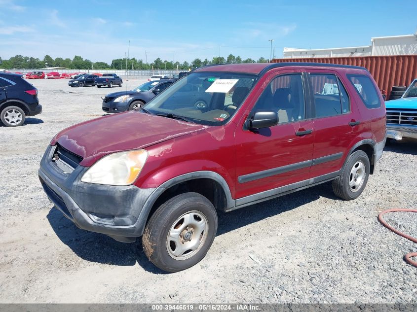 2003 Honda Cr-V Lx VIN: JHLRD684X3C016475 Lot: 39446519