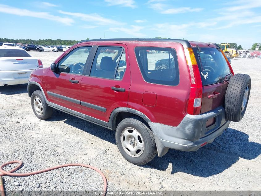 2003 Honda Cr-V Lx VIN: JHLRD684X3C016475 Lot: 39446519