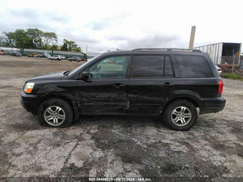 2004 Honda Pilot Ex-L VIN: 5FNYF18604B011216 Lot: 39446529