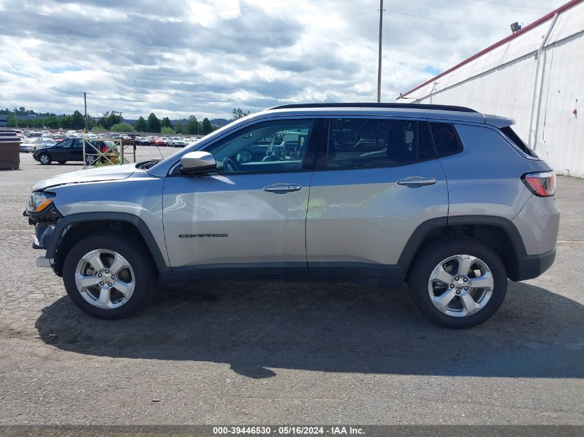 2019 Jeep Compass Latitude 4X4 VIN: 3C4NJDBB6KT601296 Lot: 39446530