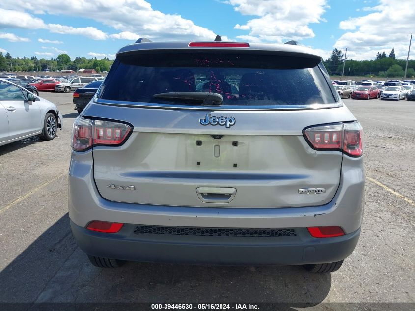 2019 Jeep Compass Latitude 4X4 VIN: 3C4NJDBB6KT601296 Lot: 39446530