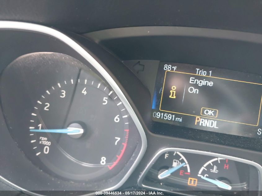 2016 Ford Focus Se VIN: 1FADP3F28GL389749 Lot: 39446534