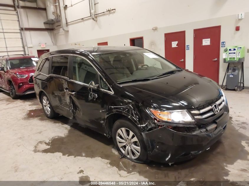 2016 Honda Odyssey Ex-L VIN: 5FNRL5H66GB041555 Lot: 39446548