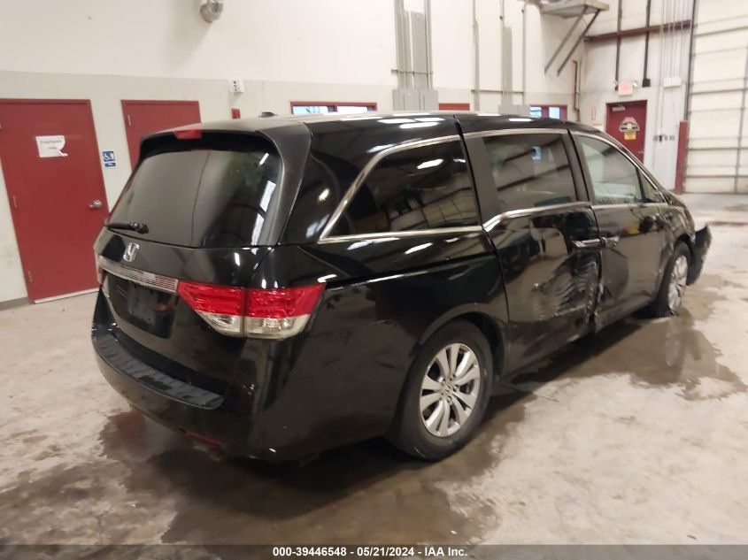 2016 Honda Odyssey Ex-L VIN: 5FNRL5H66GB041555 Lot: 39446548