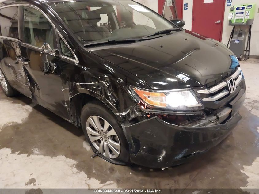 2016 Honda Odyssey Ex-L VIN: 5FNRL5H66GB041555 Lot: 39446548