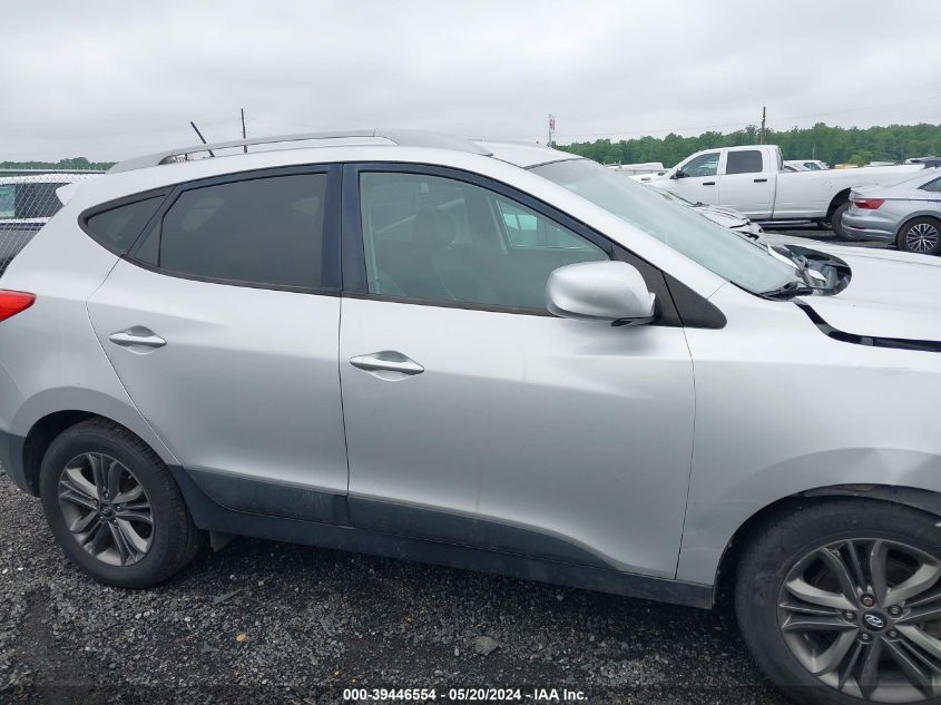 2014 Hyundai Tucson Se VIN: KM8JUCAG4EU855849 Lot: 39446554