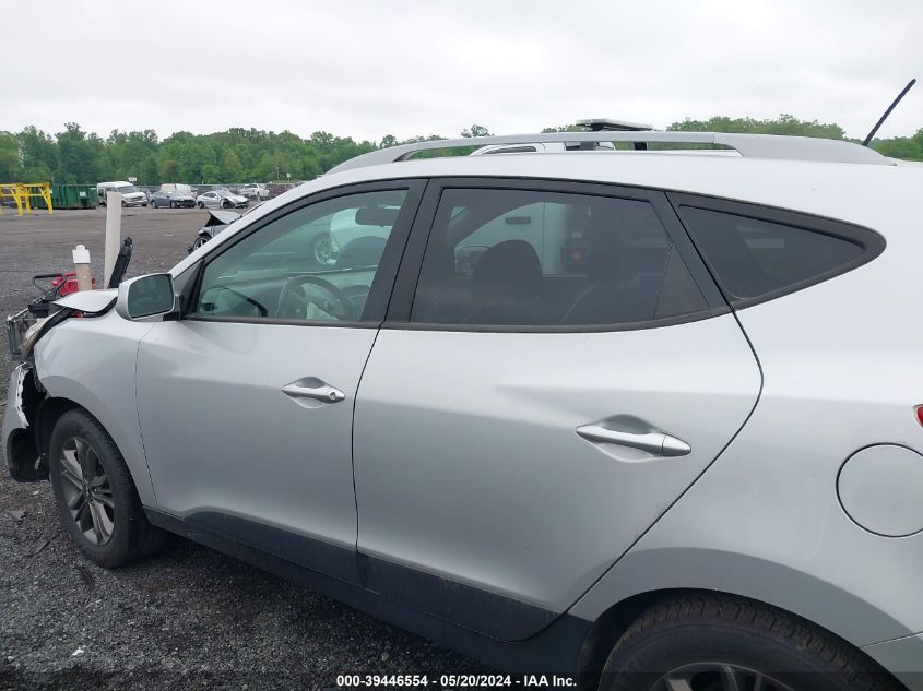 2014 Hyundai Tucson Se VIN: KM8JUCAG4EU855849 Lot: 39446554