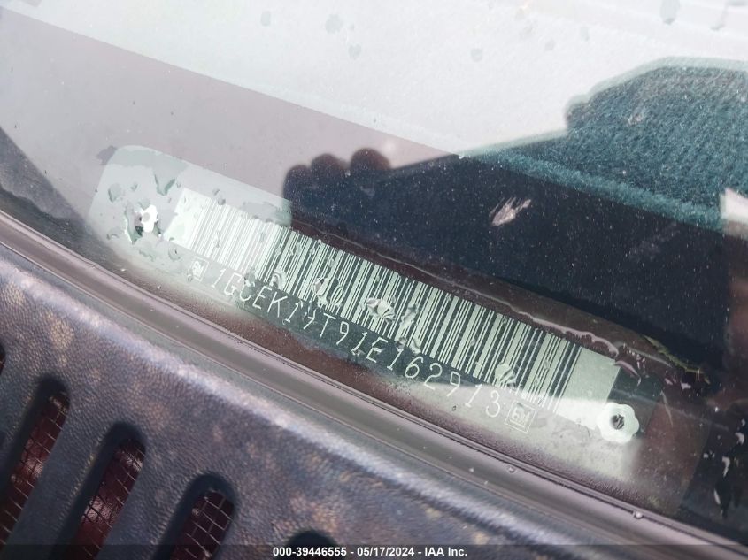 2001 Chevrolet Silverado 1500 K1500 VIN: 1GCEK19T91E162913 Lot: 39446555