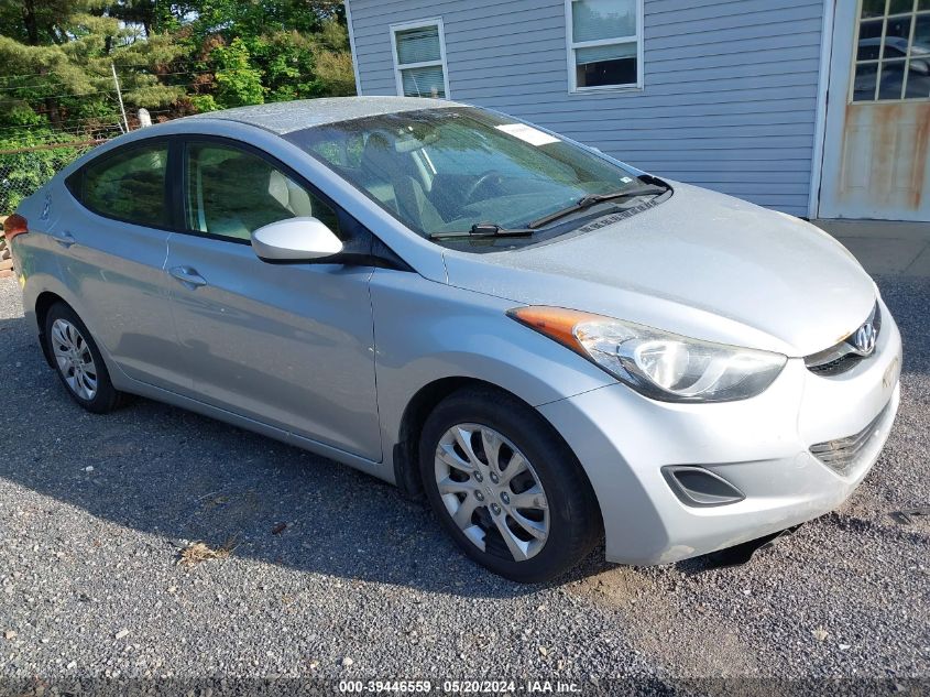 2013 Hyundai Elantra Gls VIN: 5NPDH4AE8DH165587 Lot: 39446559