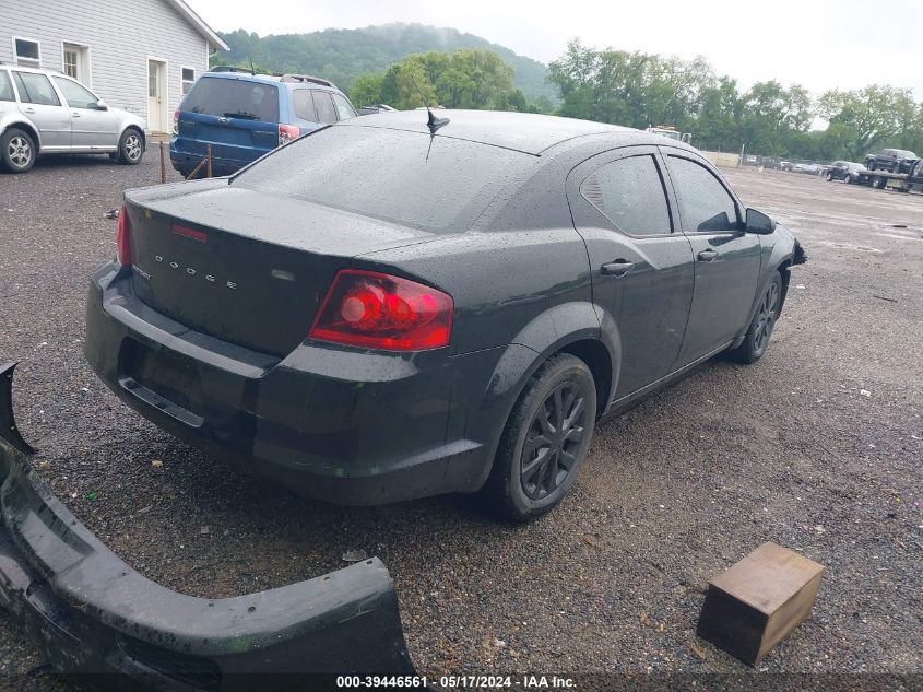 2013 Dodge Avenger Se VIN: 1C3CDZAB8DN575756 Lot: 39446561