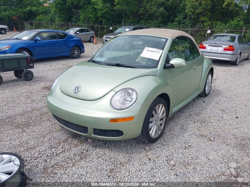 2008 Volkswagen New Beetle Se VIN: 3VWRG31Y18M412569 Lot: 39446573