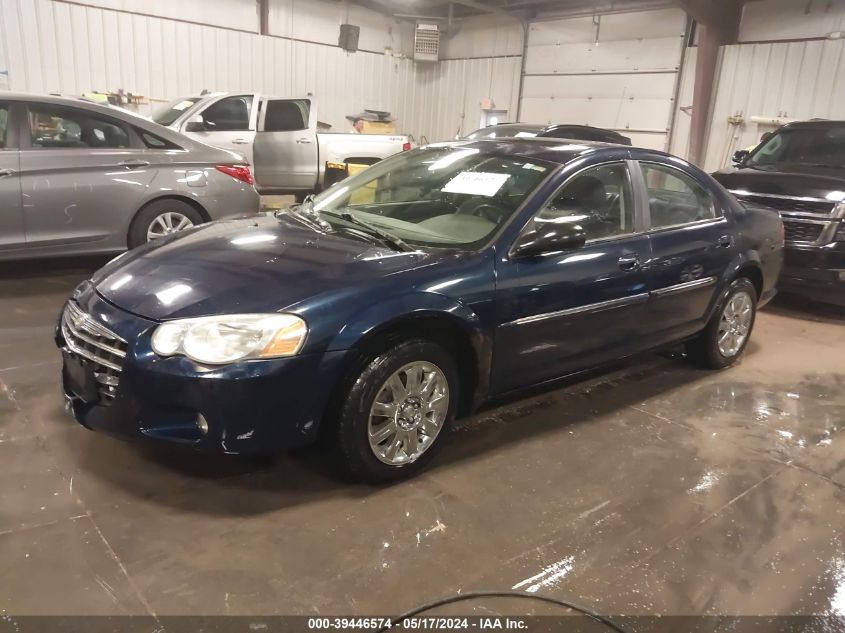 2005 Chrysler Sebring Limited VIN: 1C3EL66R05N673049 Lot: 39446574