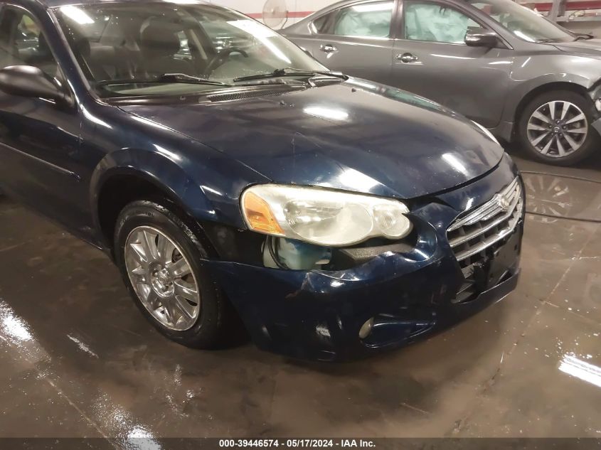 2005 Chrysler Sebring Limited VIN: 1C3EL66R05N673049 Lot: 39446574