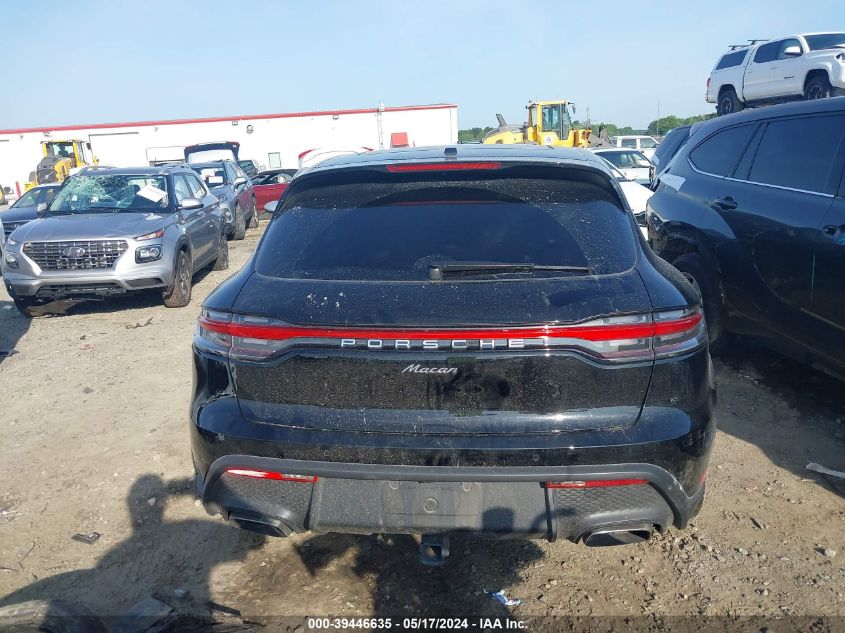 2023 Porsche Macan T VIN: WP1AA2A56PLB20318 Lot: 39446635