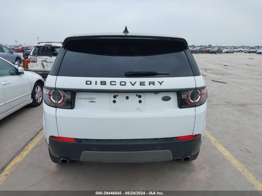 2017 Land Rover Discovery Sport Hse VIN: SALCR2BG8HH640679 Lot: 39446645