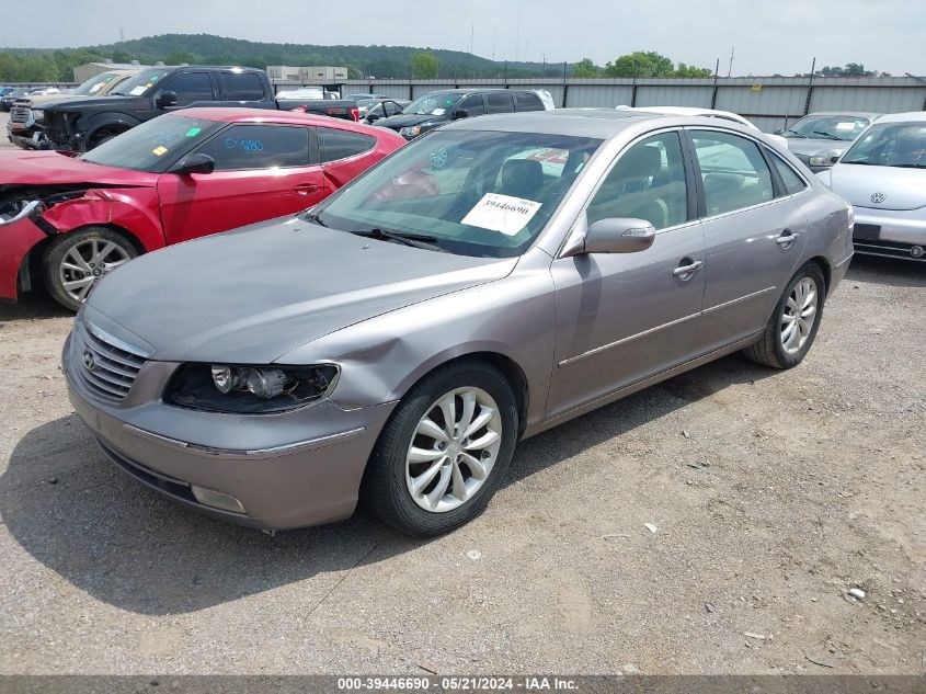 2008 Hyundai Azera Limited VIN: KMHFC46F58A290855 Lot: 39446690