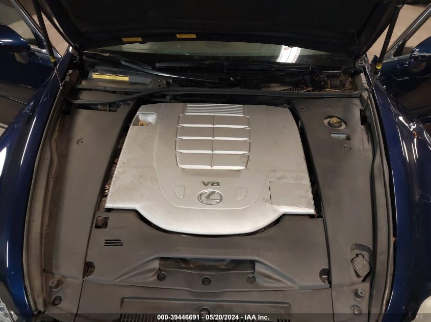 2010 Lexus Ls 460 VIN: JTHCL5EF4A5007681 Lot: 39446691