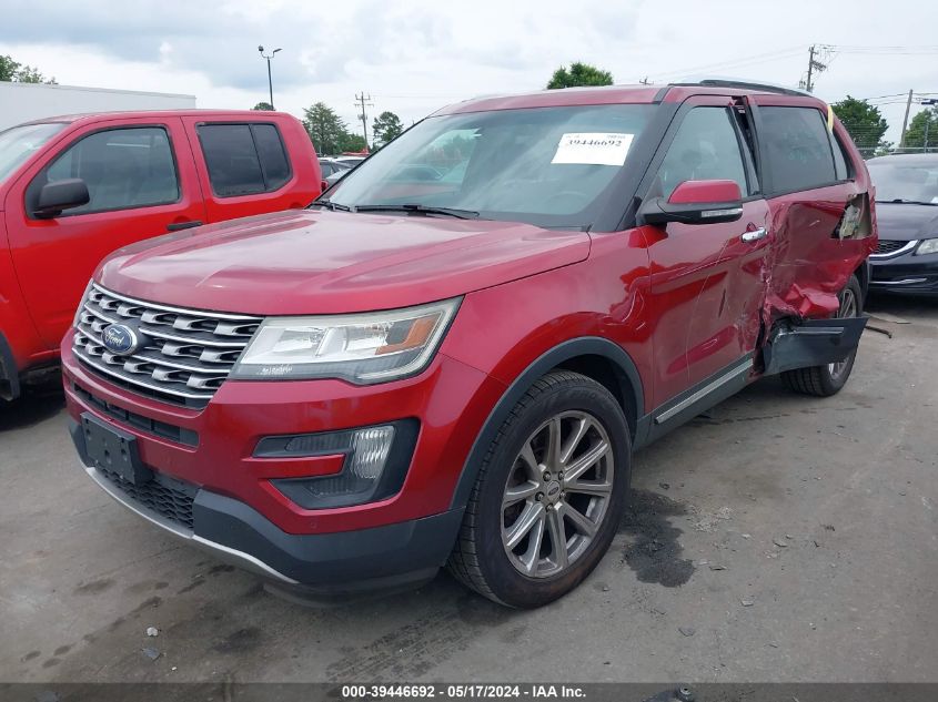 2016 Ford Explorer Limited VIN: 1FM5K8F86GGA19791 Lot: 39446692