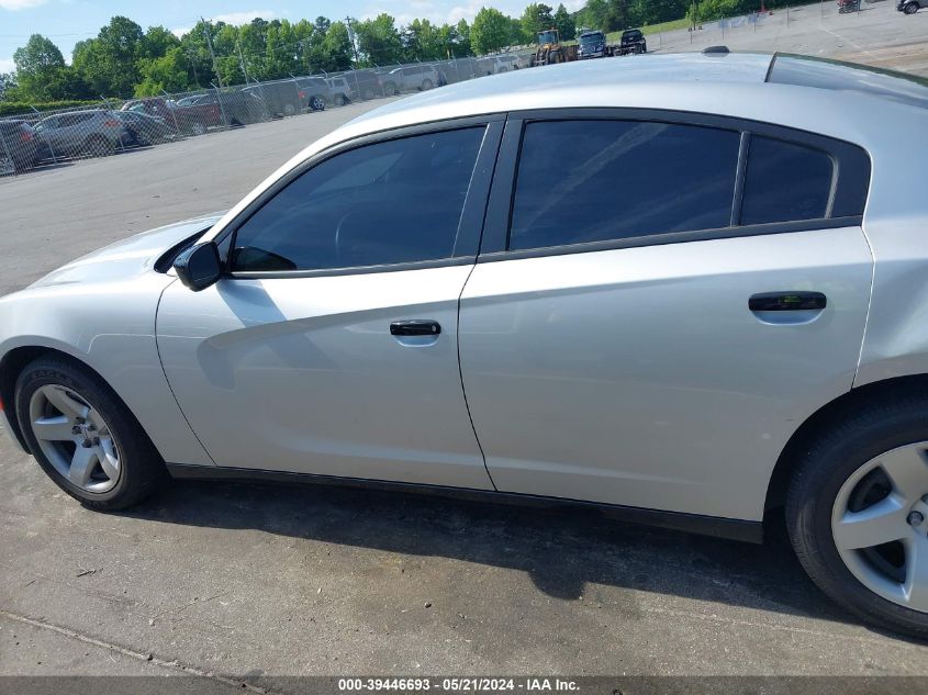 2018 Dodge Charger Police Rwd VIN: 2C3CDXAGXJH214825 Lot: 39446693