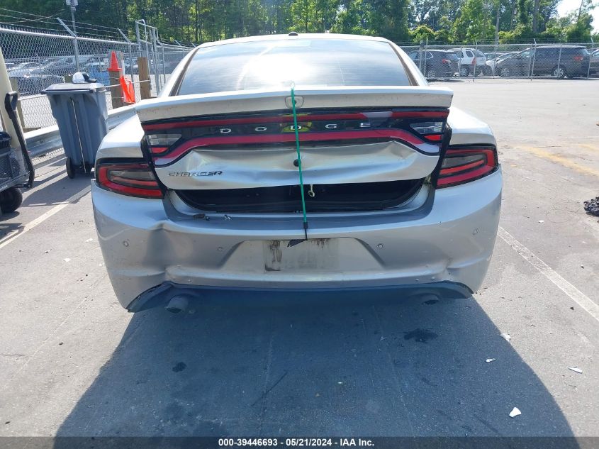 2018 Dodge Charger Police Rwd VIN: 2C3CDXAGXJH214825 Lot: 39446693