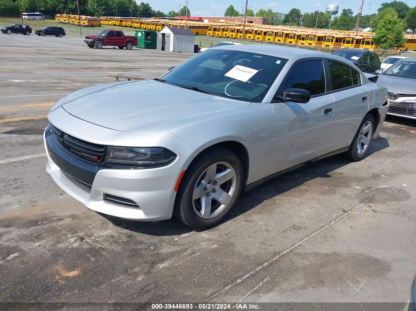 VIN 2C3CDXAGXJH214825 2018 DODGE CHARGER POLICE RWD