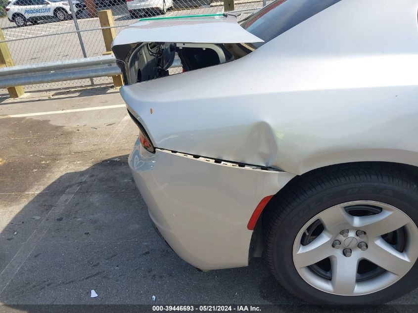 2018 Dodge Charger Police Rwd VIN: 2C3CDXAGXJH214825 Lot: 39446693