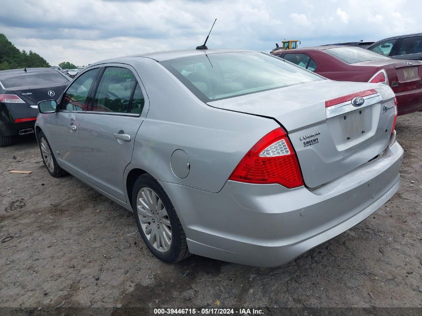 2010 Ford Fusion Hybrid VIN: 3FADP0L30AR335365 Lot: 39446715