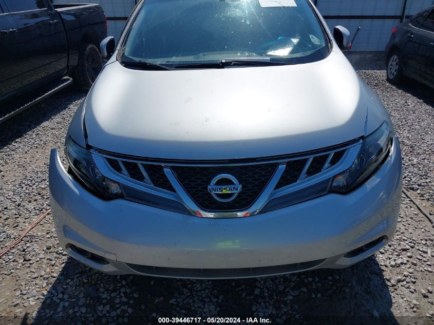 2014 Nissan Murano Sv VIN: JN8AZ1MU5EW402103 Lot: 39446717