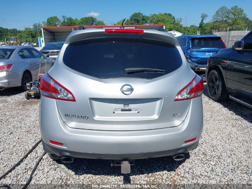 2014 Nissan Murano Sv VIN: JN8AZ1MU5EW402103 Lot: 39446717