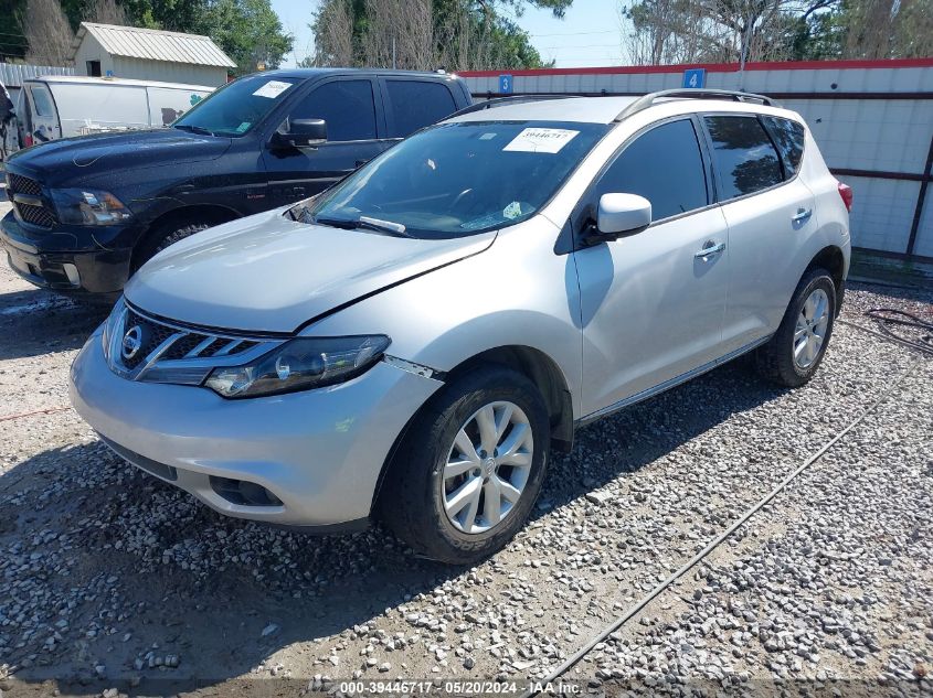 2014 Nissan Murano Sv VIN: JN8AZ1MU5EW402103 Lot: 39446717