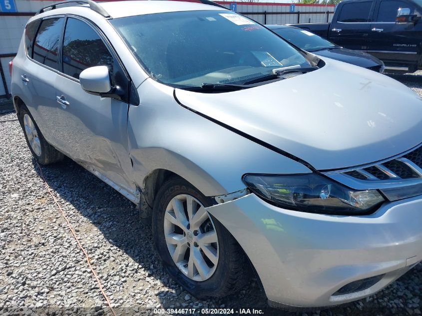 2014 Nissan Murano Sv VIN: JN8AZ1MU5EW402103 Lot: 39446717