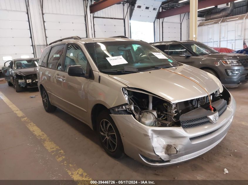 2005 Toyota Sienna Le VIN: 5TDZA23C85S255764 Lot: 39446726