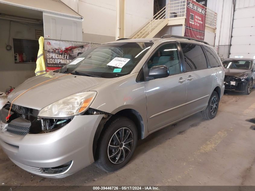 2005 Toyota Sienna Le VIN: 5TDZA23C85S255764 Lot: 39446726