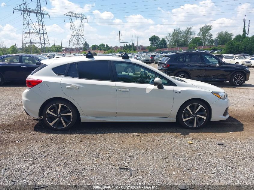 2022 Subaru Impreza Sport 5-Door VIN: 4S3GTAM6XN3715223 Lot: 39446732