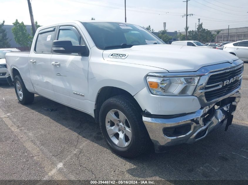 2019 Ram 1500 Big Horn/Lone Star 4X4 6'4 Box VIN: 1C6SRFMTXKN686213 Lot: 39446742