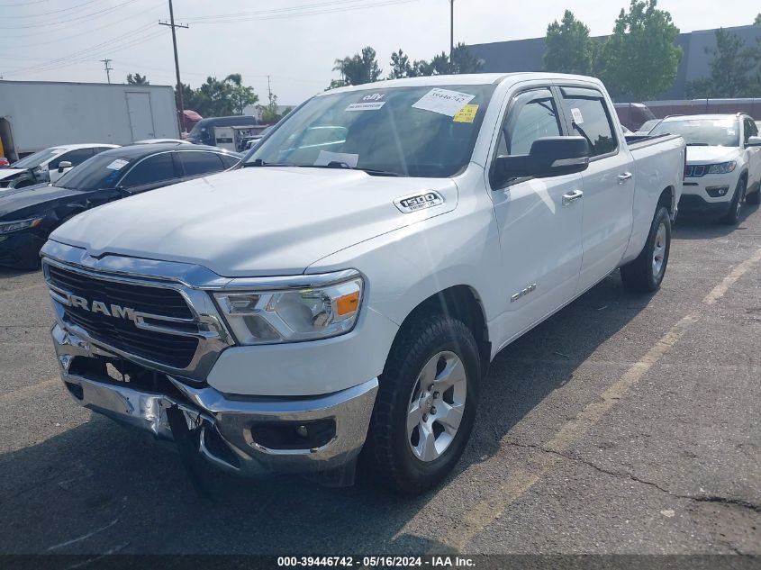 2019 Ram 1500 Big Horn/Lone Star 4X4 6'4 Box VIN: 1C6SRFMTXKN686213 Lot: 39446742