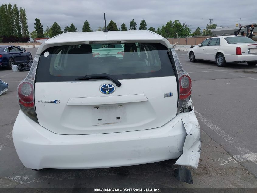 2013 Toyota Prius C One VIN: JTDKDTB34D1530624 Lot: 39446760