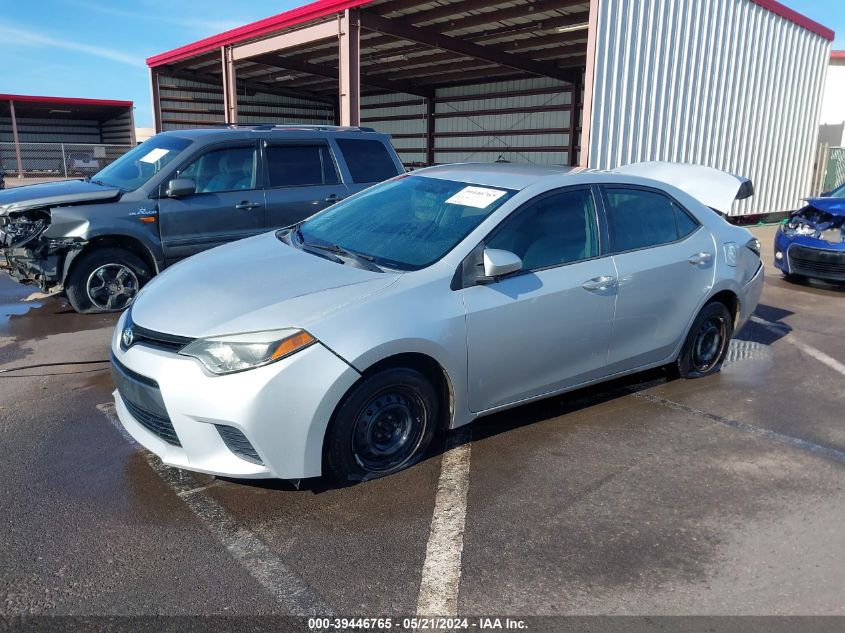 2014 Toyota Corolla L/Le/Le Plus/Le Premium/S/S Plus/S Premium VIN: 5YFBURHE9EP165270 Lot: 39446765