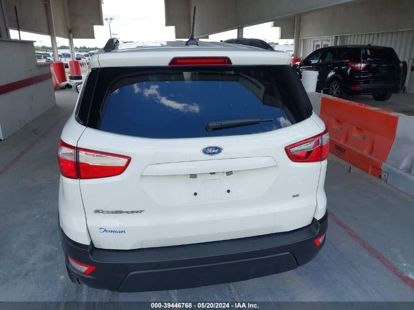 2021 Ford Ecosport Se VIN: MAJ3S2GE3MC437778 Lot: 39446768