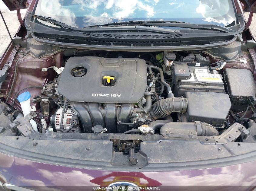 2018 Kia Forte Lx VIN: 3KPFL4A71JE255818 Lot: 39446770