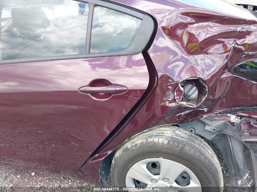 2018 Kia Forte Lx VIN: 3KPFL4A71JE255818 Lot: 39446770