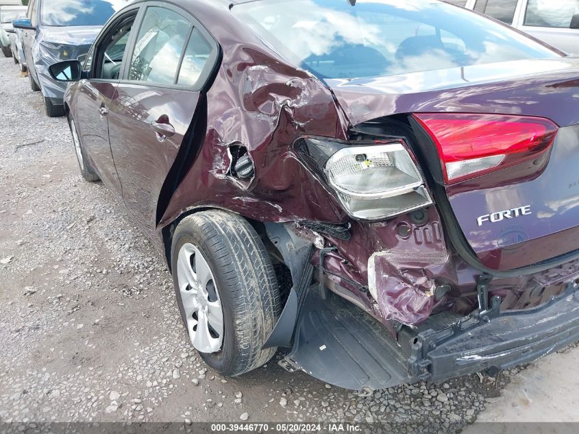 2018 Kia Forte Lx VIN: 3KPFL4A71JE255818 Lot: 39446770
